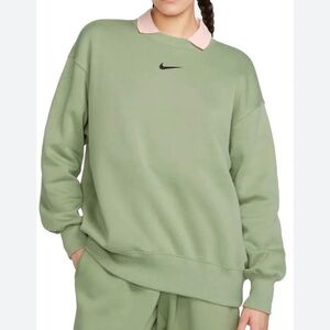 Nike Women's Olive Green Sweatshirt